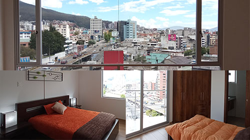 Vista panorámica dormitorios del Edificio República
